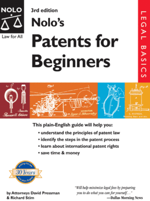 cover image of Nolo's Patents for Beginners